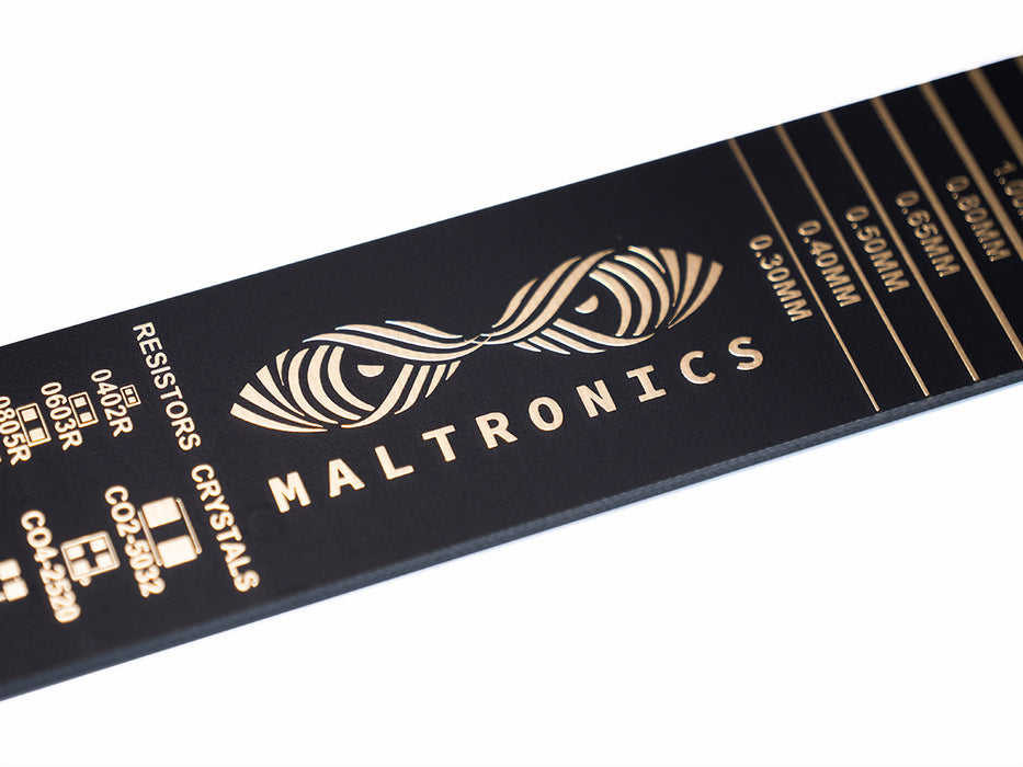 Gold PCB Ruler 20cm