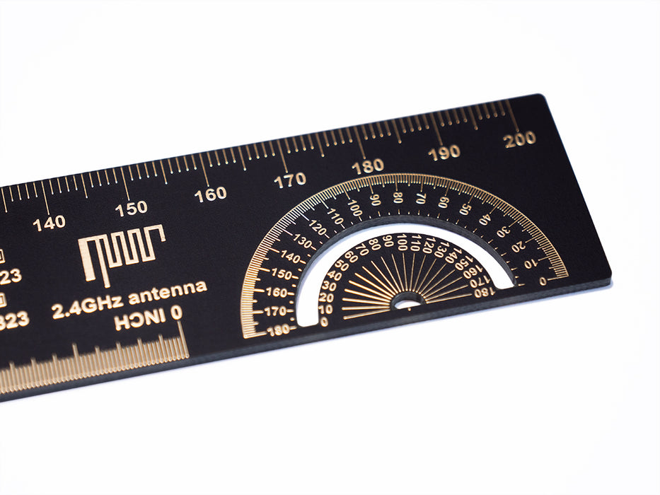 Gold PCB Ruler 20cm